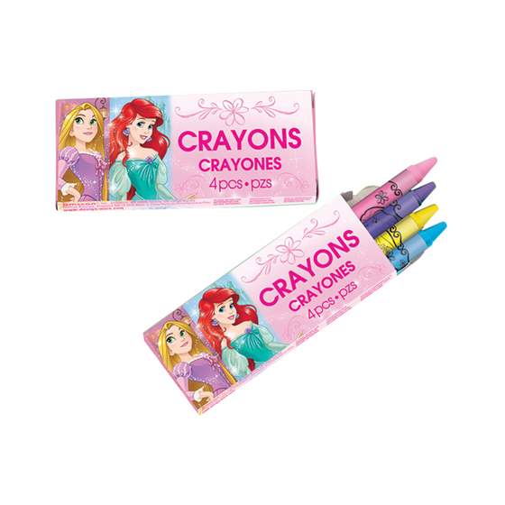 Princess 4 Pack Crayons