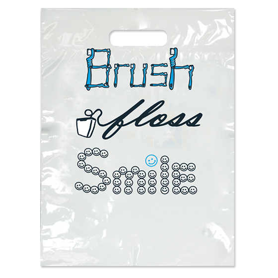 Large Brush/Floss Smile Bag