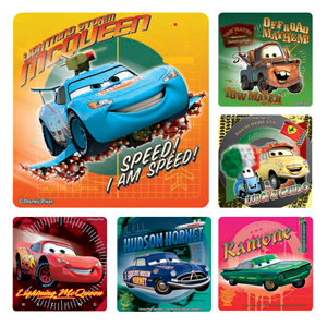 Cars Supercharged Stickers