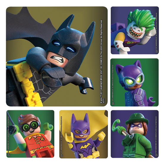 Batman LEGO Movie Stickers