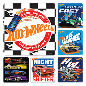 Hot Wheels Cars Stickers