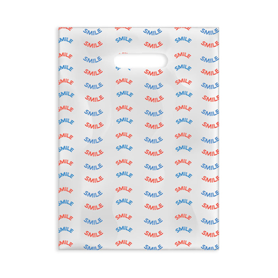 Red/Blue Smile Scatter Bag