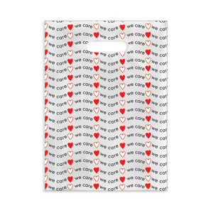 We Care with Hearts Scatter Bag
