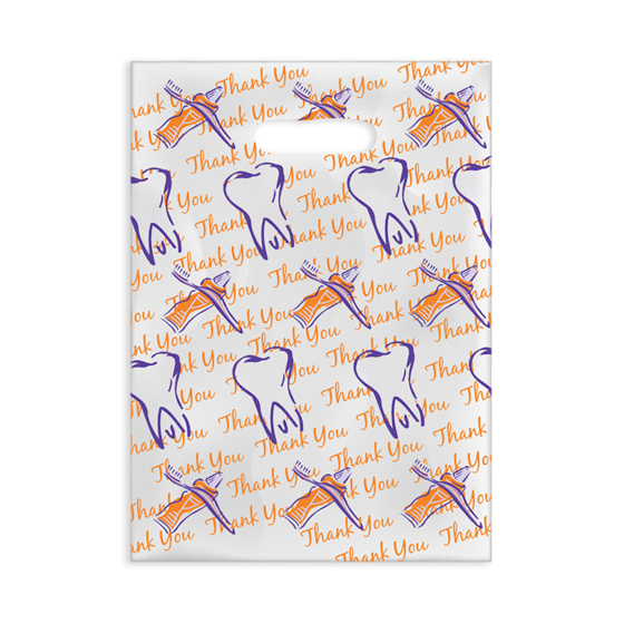 Orange Thank You Scatter Bag
