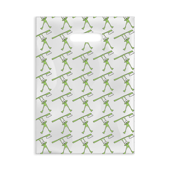 Frog & Brush Scatter Bag