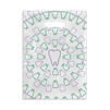 Purple/Green Tooth Swirl Scatter Bag