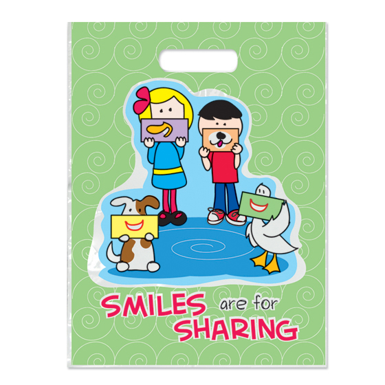 Large Sharing Smiles Full Color Bag