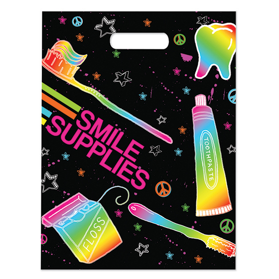 Neon Doodle Full Color Bag