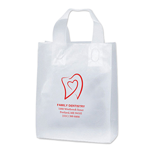 Clear Custom Frosted Shopping Bag