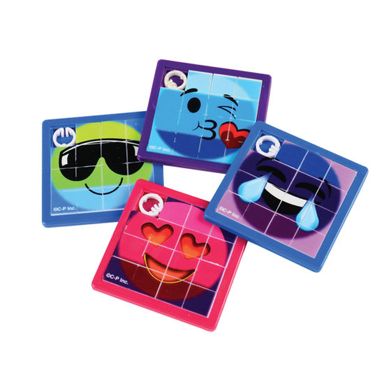 Rainbow Emoji Slide Puzzles