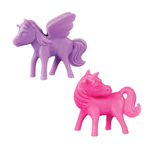 Pink and Purple Mini Ponies