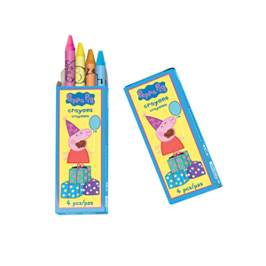 Peppa Pig 4 Pack Crayons