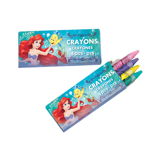 Ariel 4 Pack Crayons