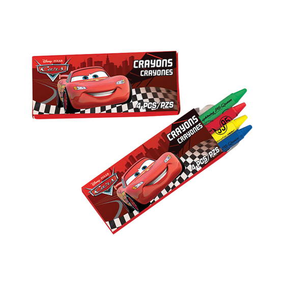 Cars- 4 Pack Crayons