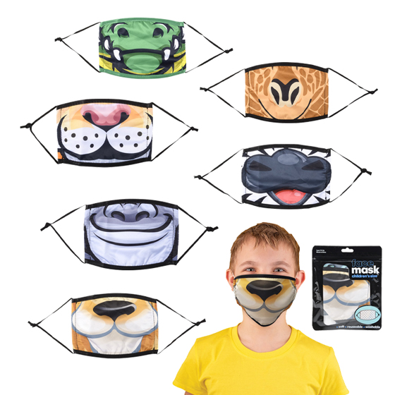 Kids' Zoo Animal Facemasks