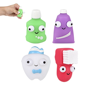 Dental Squeeze Toys with Pop-out Eyes