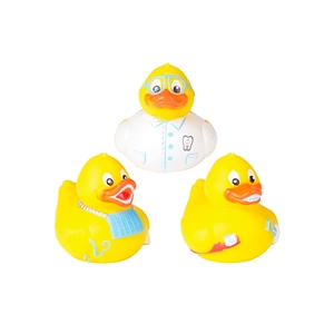 2" Dental themed rubber duck assortment