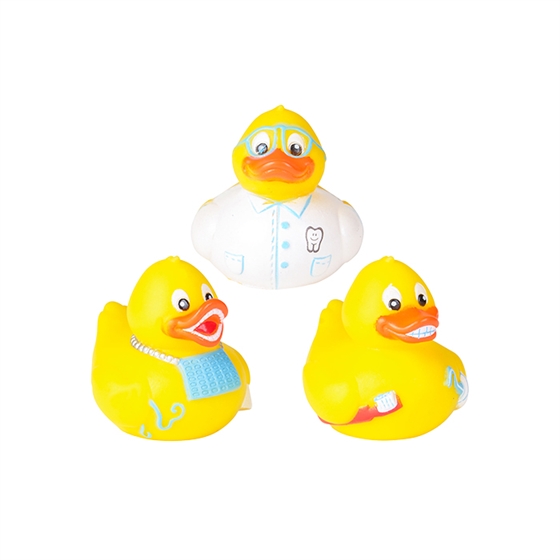 2" Dental themed rubber duck assortment