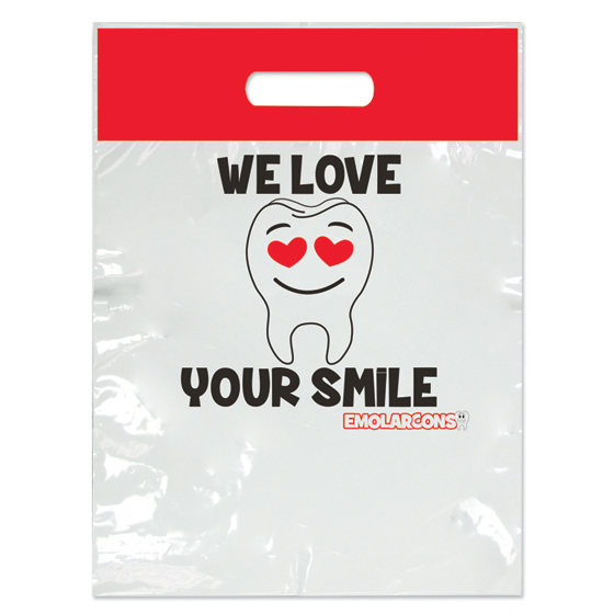 Emolarcon Love Your Smile Two Color Bag - Large