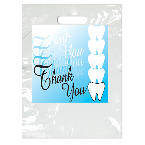 Large Thank You/Teeth Bag