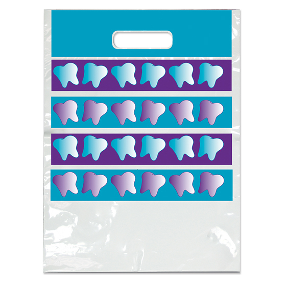 Large Purple/Blue Tooth Bag