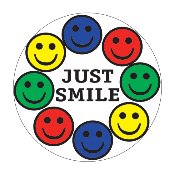 Just Smile Stickers