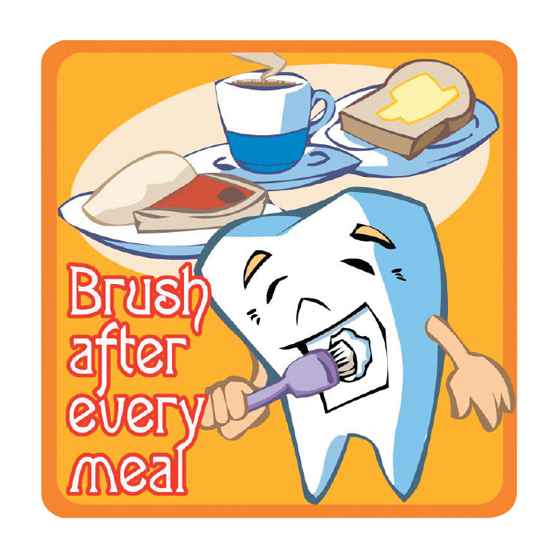After Every Meal Stickers