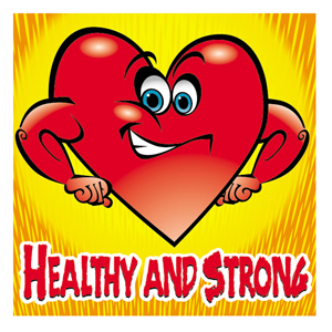 Healthy and Strong Medical Sticker