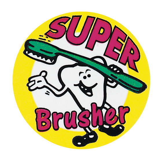 Super Brusher Stickers