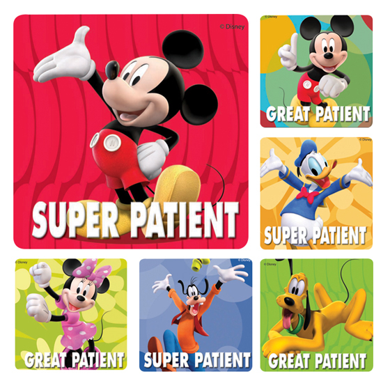 Mickey Mouse Patient Stickers