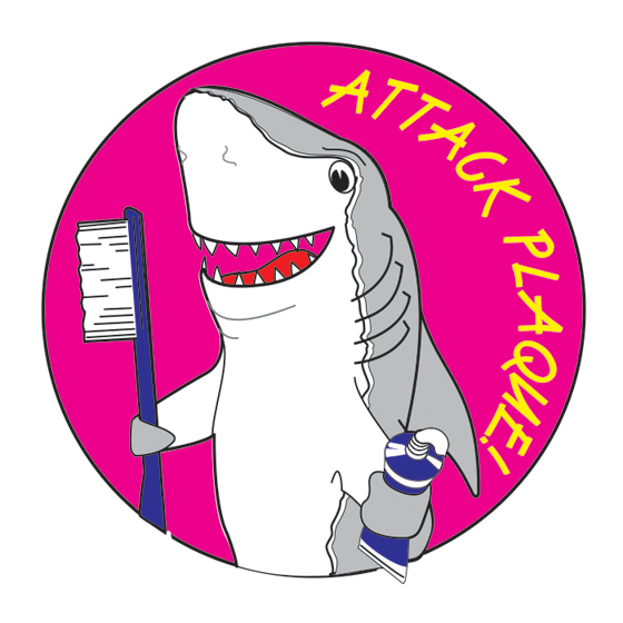 Shark Stickers Roll