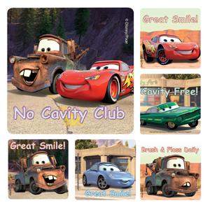 Cars Dental Sticker