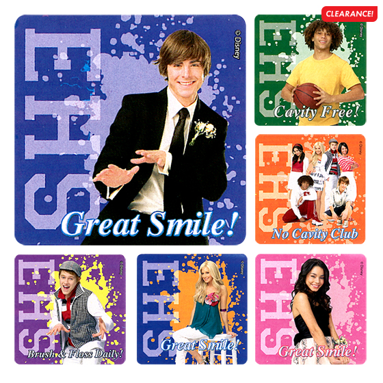 High School Musical Dental Stickers
