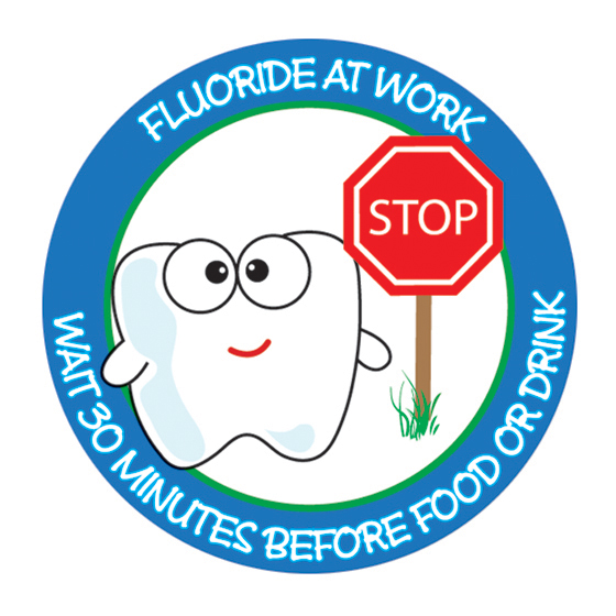 Stop Fluoride at Work Stickers