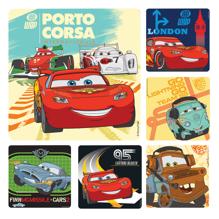 vertaler Decimale onze Disney's Cars 2 Stickers