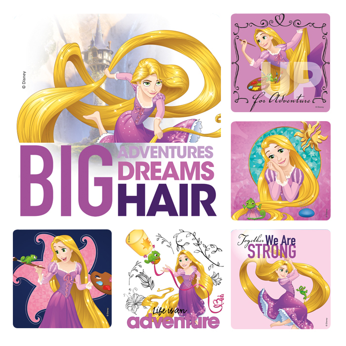 Tangled - Princess Rapunzel Disney Stickers