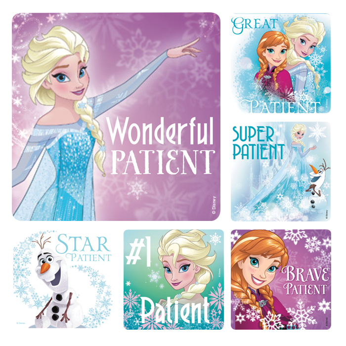 Gaan wandelen kleur tabak Disney Frozen Patient Stickers