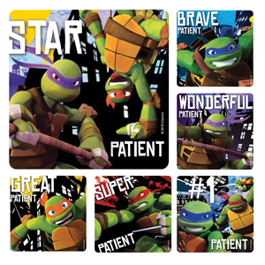 Teenage Mutant Ninja Turtles Patient Stickers