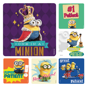 Minions Patient Stickers