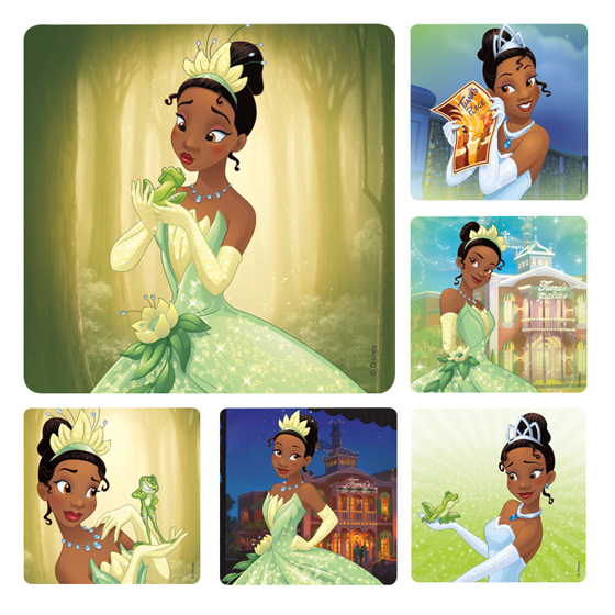 Disney Princess and the Frog Stickers