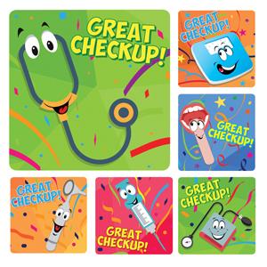 Great Check-Up Stickers (100)