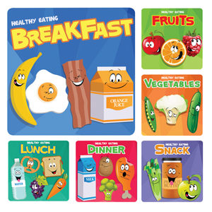 Healthy Eating Stickers