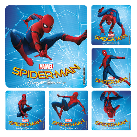 Marvel Spider-Man 3 Homecoming Stickers
