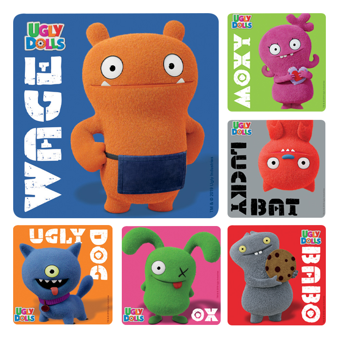 UglyDolls Sticker & Game Book Kids 16 pp 75 Stickers Fun Facts 2019 Movie Ugly 