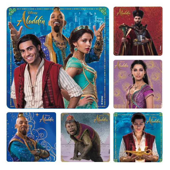 Aladdin Disney/'s Stickers,by agipa.ETIQUETTES STICKERS.Product of France