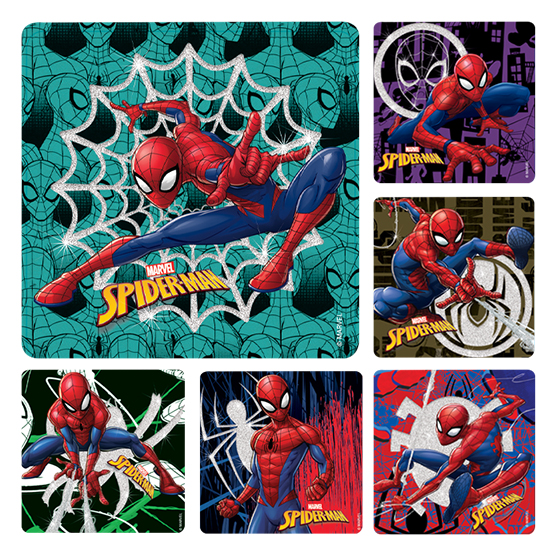 Spider-man Glitter Stickers