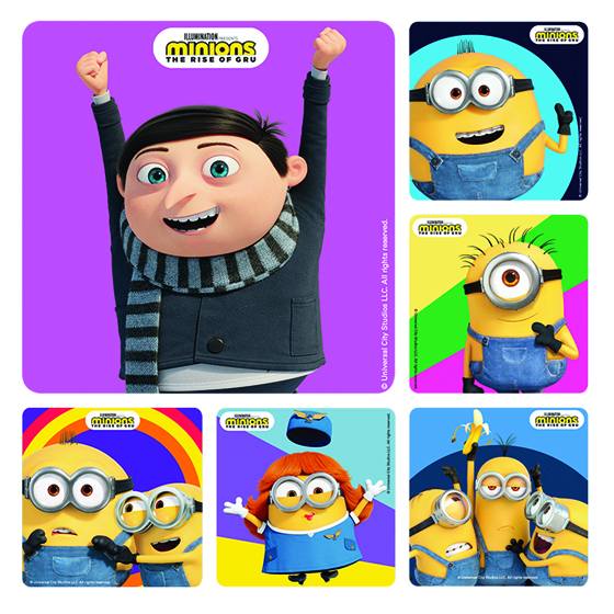 Minions 2: The Rise of Gru Stickers