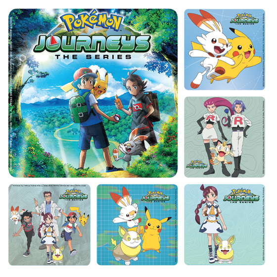 Pokemon Journeys Stickers