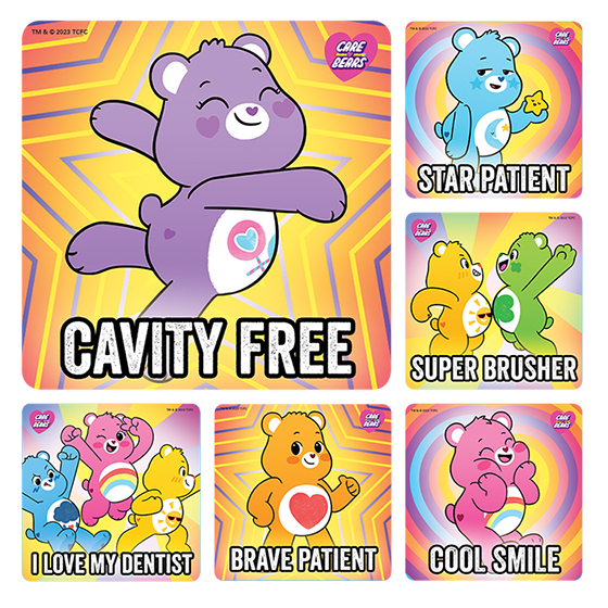 Care Bears Dental Stickers