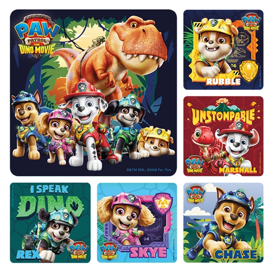 Paw Patrol: Dino Movie Stickers